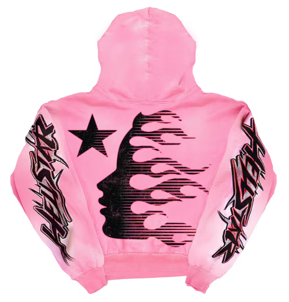 Hellstar 'Brainwashed' Pink Hoodie