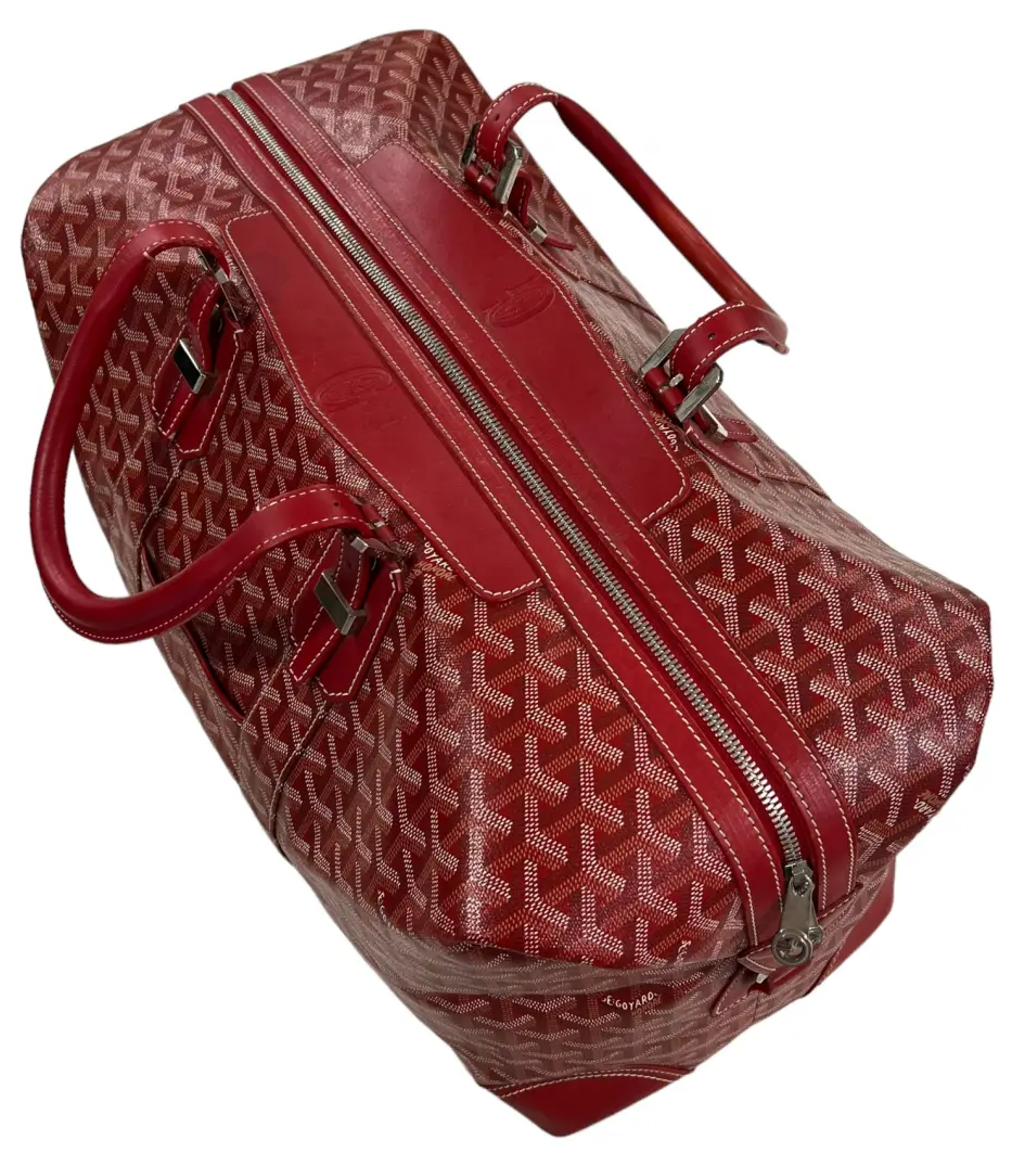 Goyard 'Red' Boeing 55 Duffle Bag