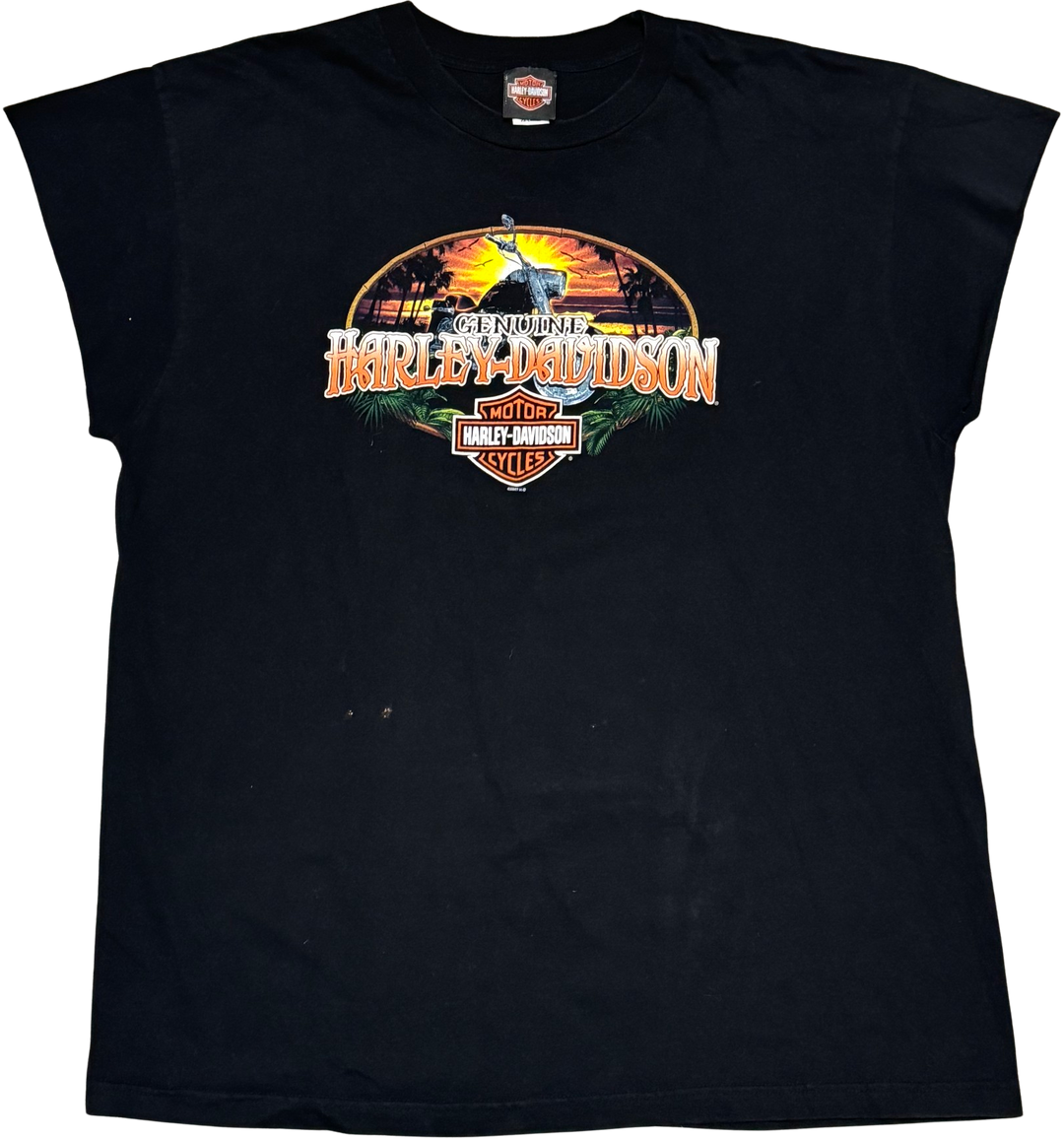 Harley Davidson 'Orlando' Vintage Cutoff Tee