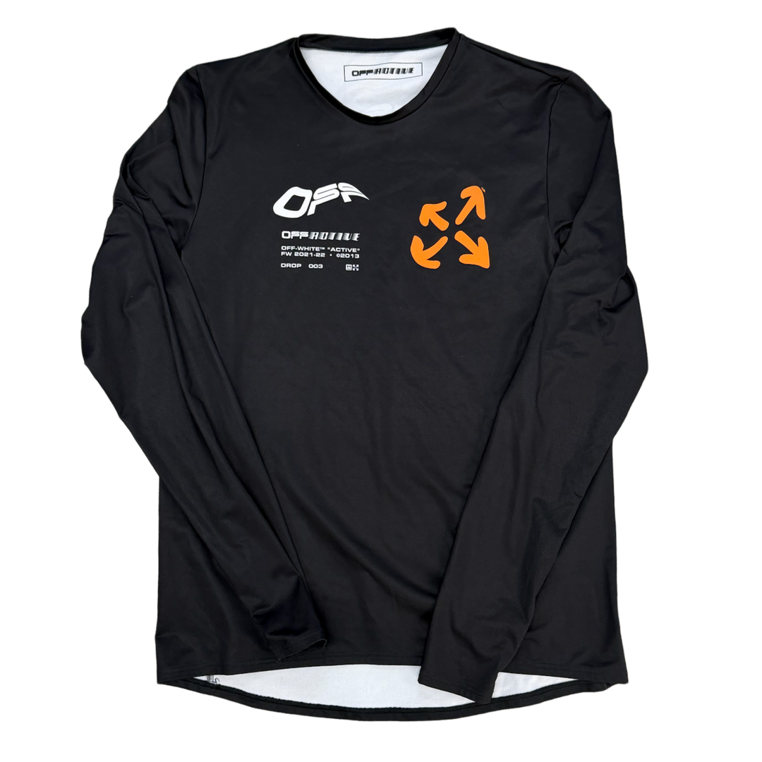 Off-White 'Active' Black Longsleeve