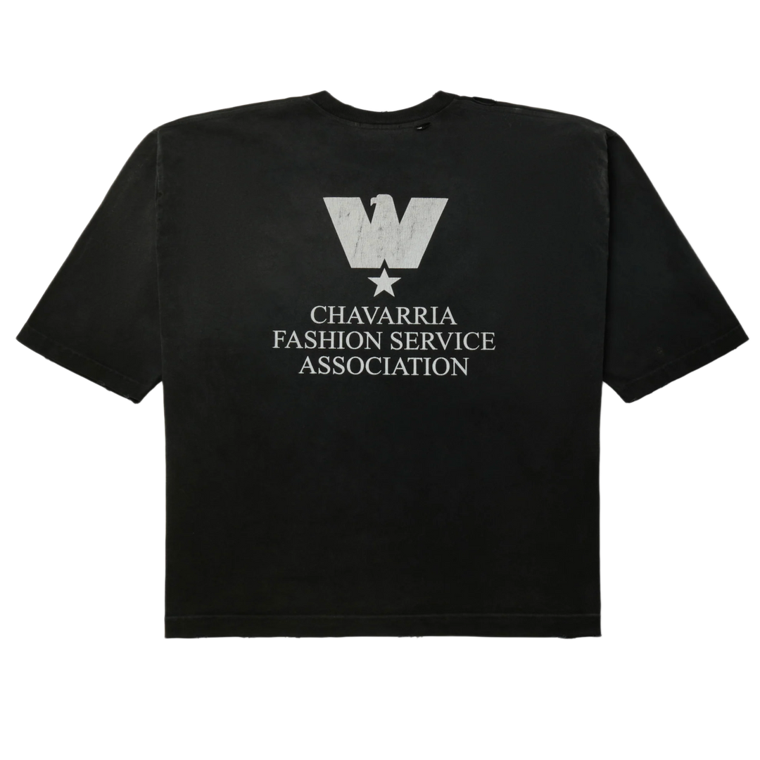 Willy Chavarria 'Black' Fashion Service Tee