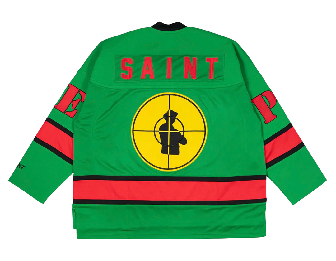 Saint Michael 'Public Enemy' Green Hockey Jersey