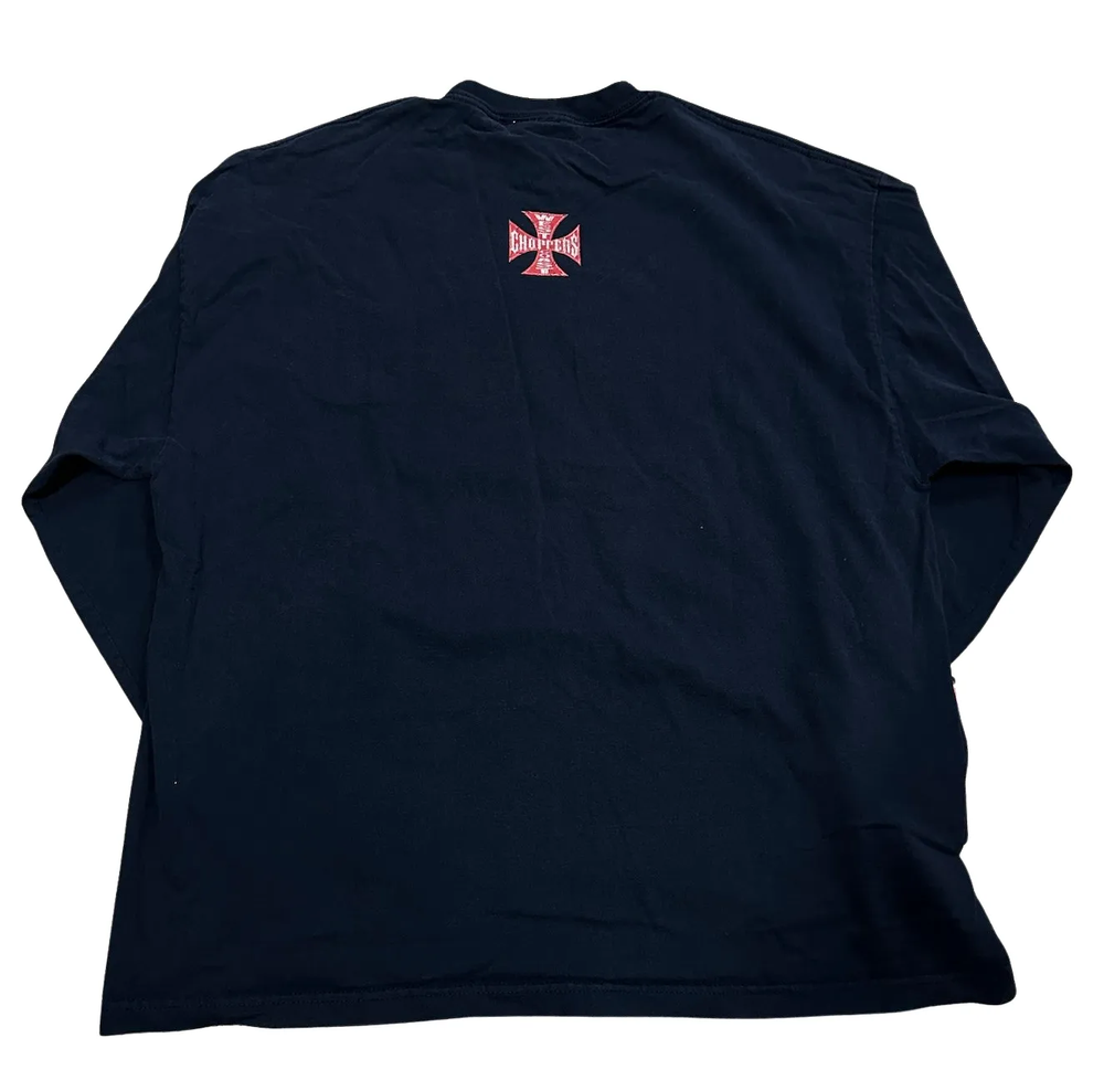 West Coast Choppers 'Choppers for Life' Vintage Navy Longsleeve