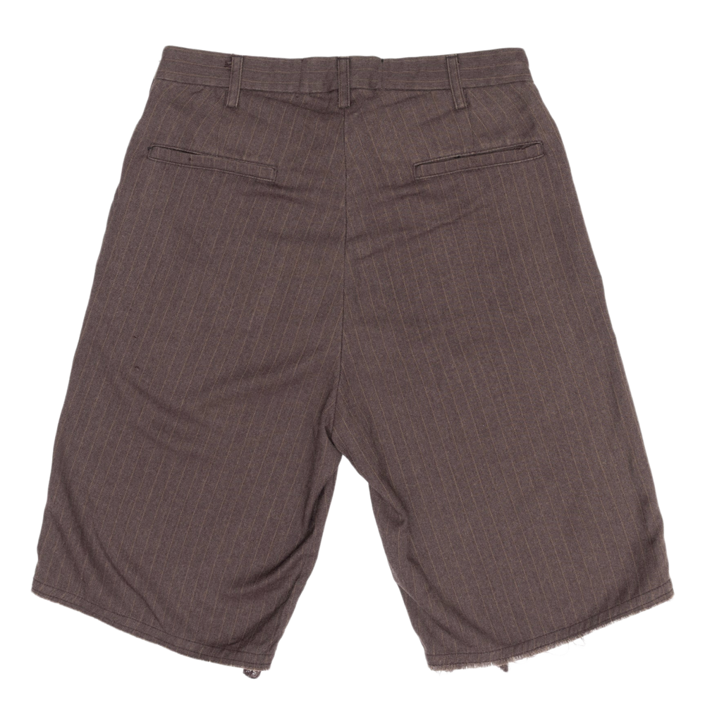 Paly 'Brown' Pleated Dress Shorts