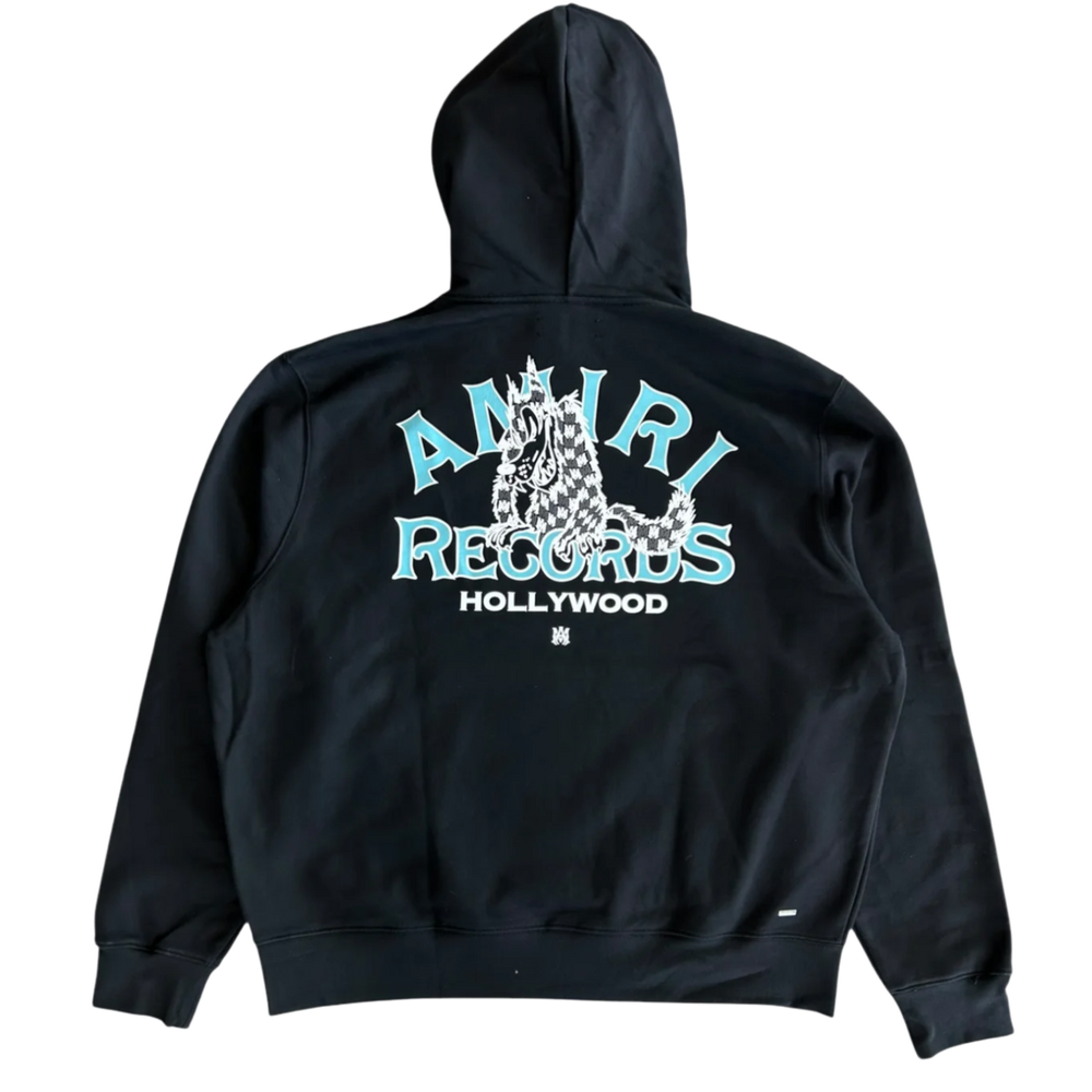 Amiri 'Records Wolf' Black Hoodie