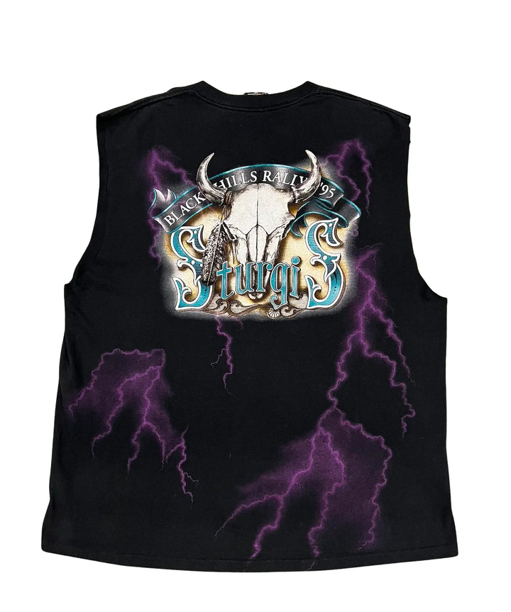 Purple Lightning 'Sturgis' Vintage Cutoff
