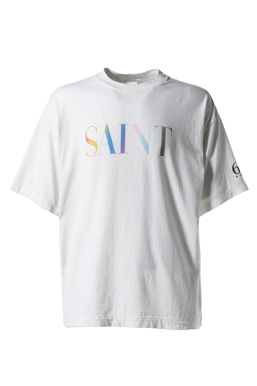 Saint Michael 'Rainbow' White Tee