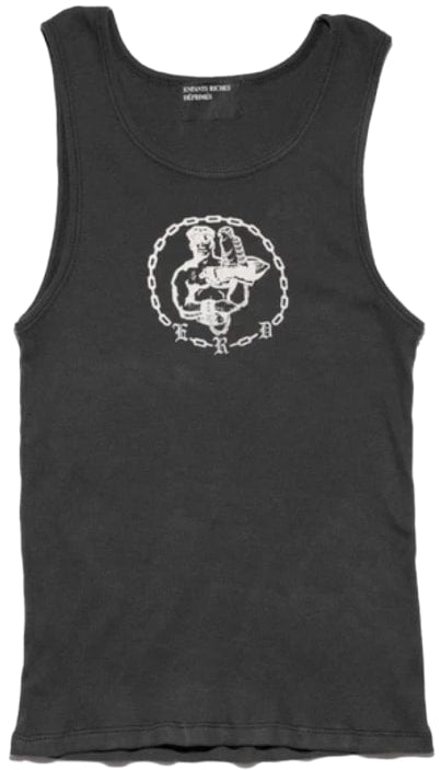 Enfants Riches Déprimés 'En Chaine' Faded Black Tank Top