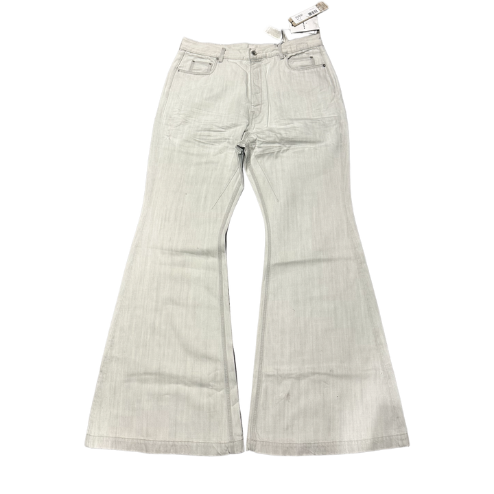Rick Owens DRKSHDW 'Milk Wash' Bolan Bootcut Pants