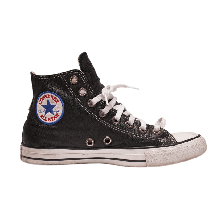 Chrome Hearts 'Triple Star Patch' Hightop Leather Converse