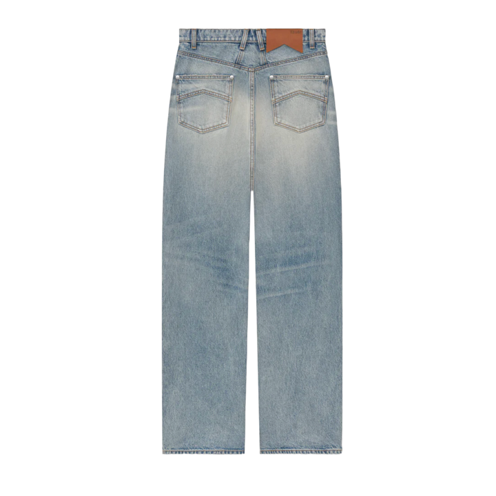 Rhude 'Traxedo' Wide Leg Traxedo Denim Jeans