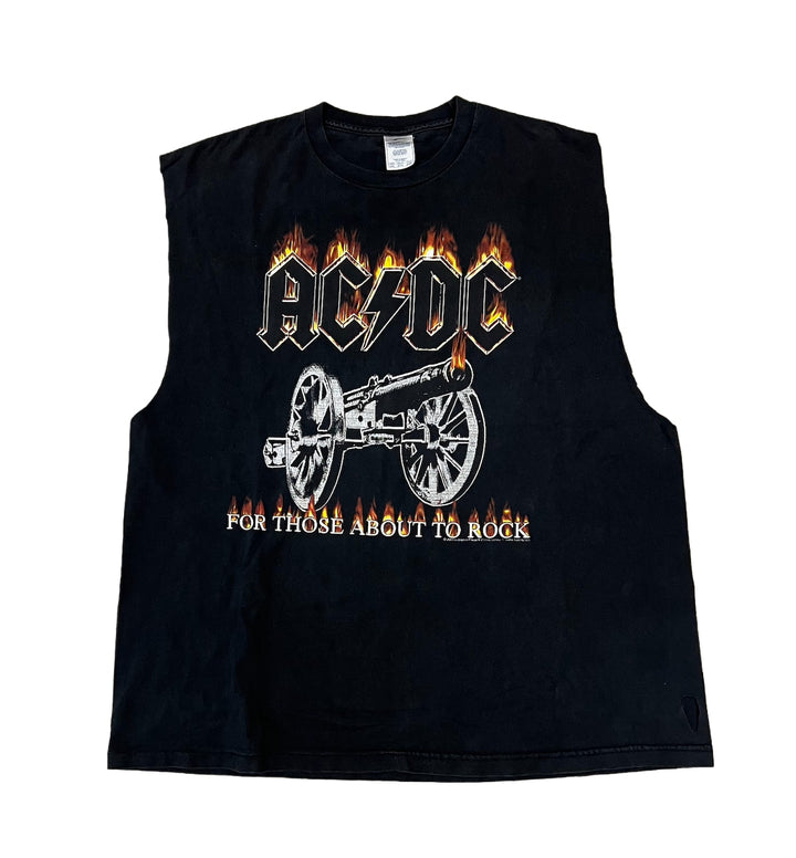 ACDC 'To Rock' Vintage Cutoff
