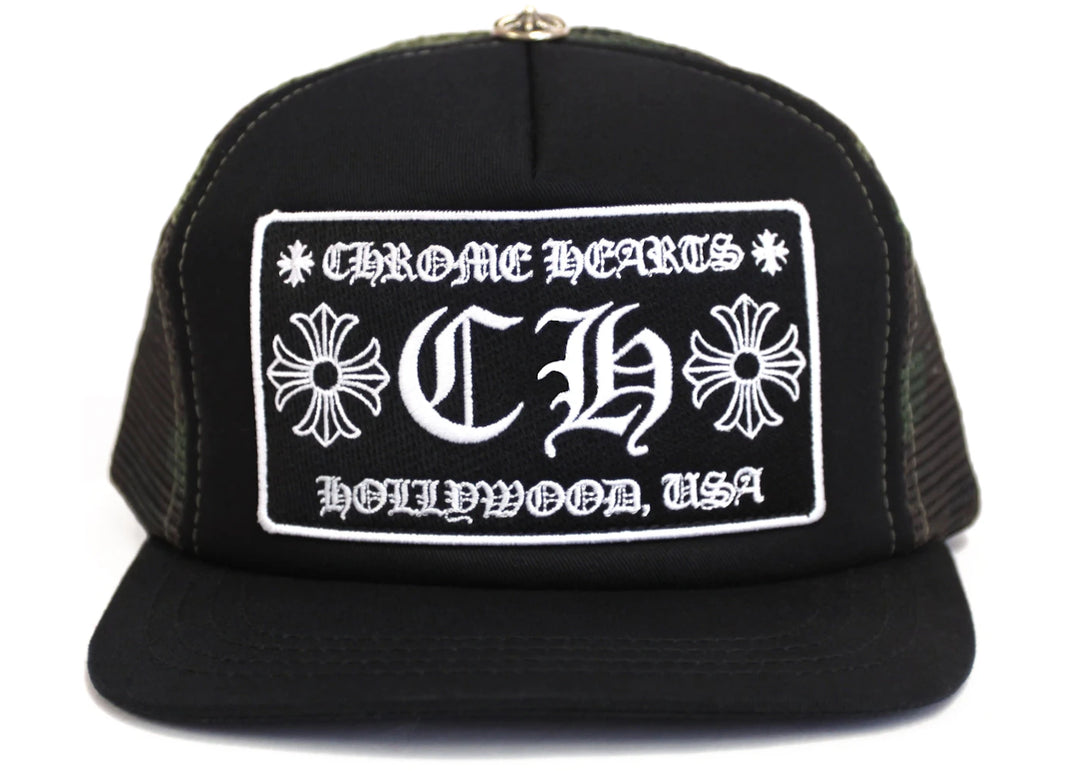 Chrome Hearts CH Hollywood 'Black/Camo' Trucker Hat