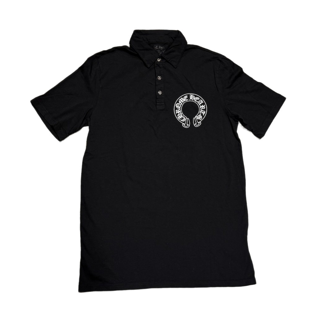 Chrome Hearts 'Horseshoe' Black Polo – Showroom LA