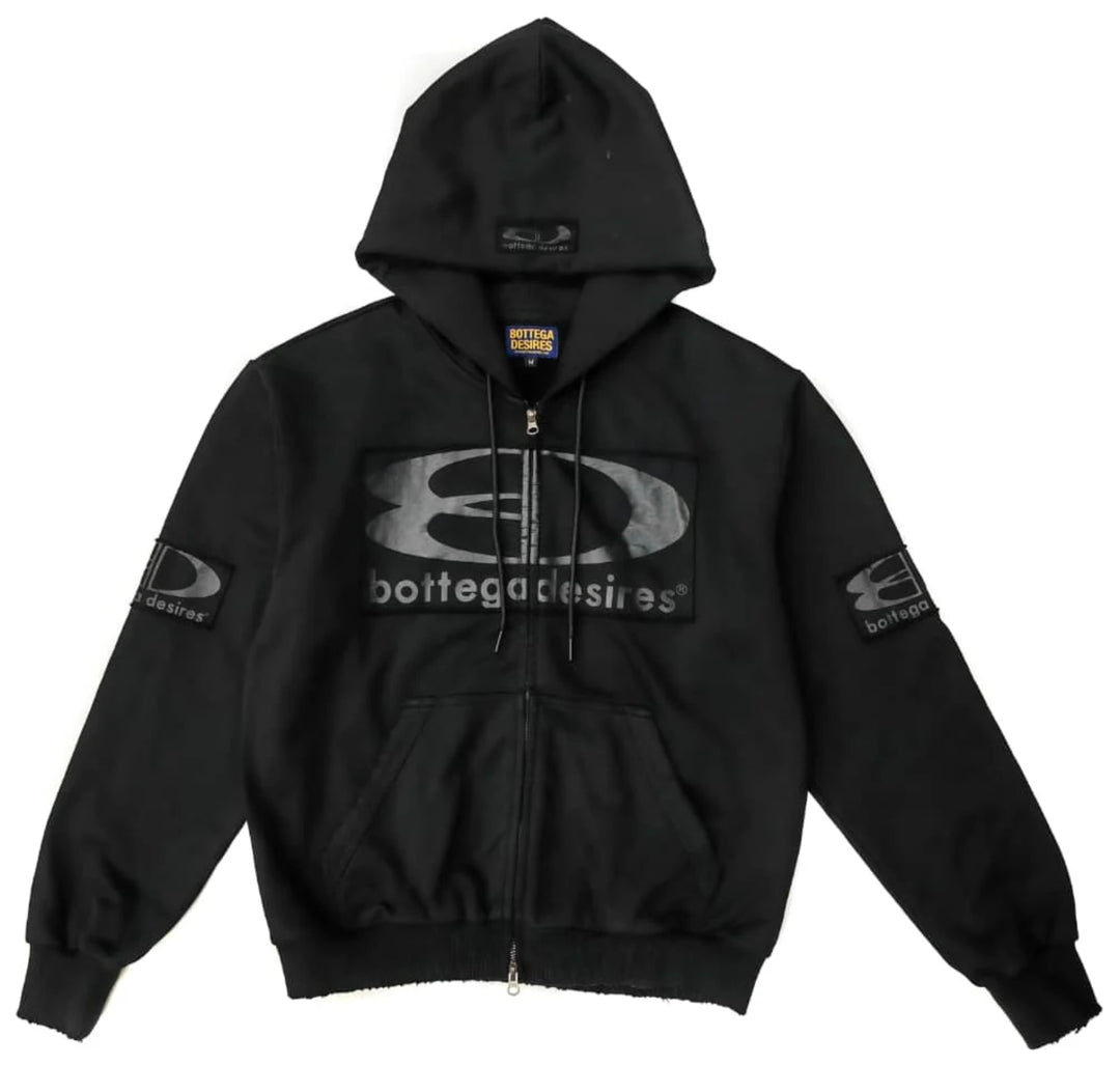 Bottega Desires 'Tech' Zip Up Hoodie