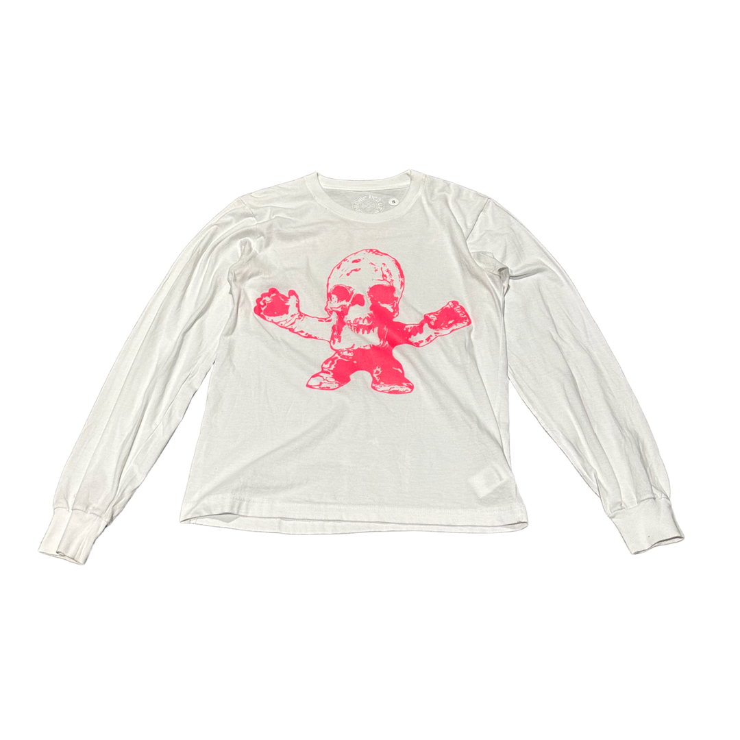 Chrome Hearts 'White & Pink' Foti Longsleeve Tee