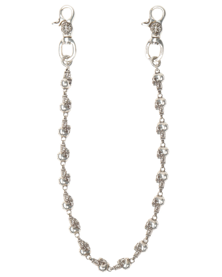 Chrome Hearts Foti 'Skull' 21in Wallet Chain