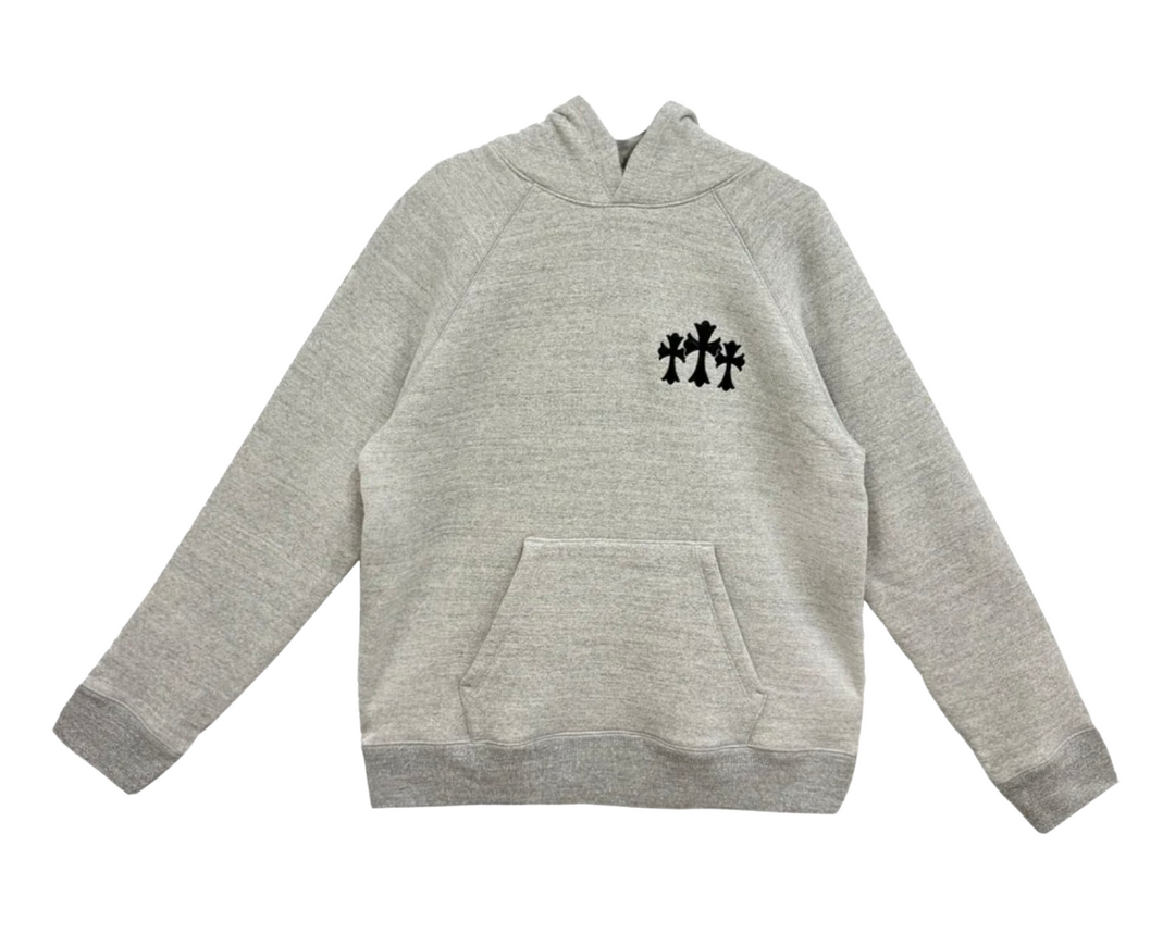 Chrome Hearts 'Grey' CH Logo Hoodie