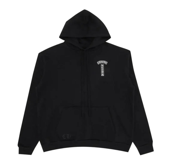 Chrome Hearts 'T Bar' Logo F*ck You Black Hoodie
