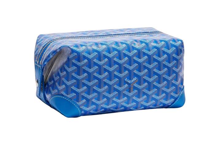 Goyard 'Blue' Bowling 25 Toiletry Bag