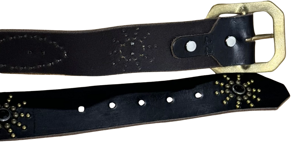 Studded 'Purple Snake' Harley Davidson Belt