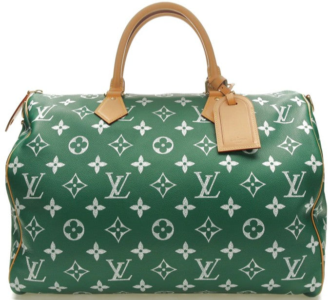 Louis Vuitton Speedy P9 Bandoulière 50 Monogram Leather Green