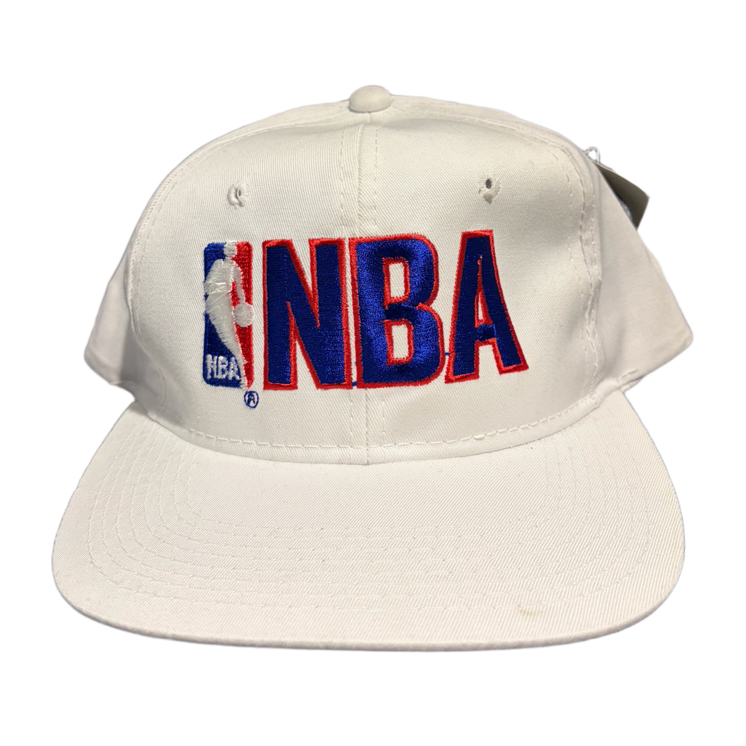 Vintage 'White' NBA Logo Snapback