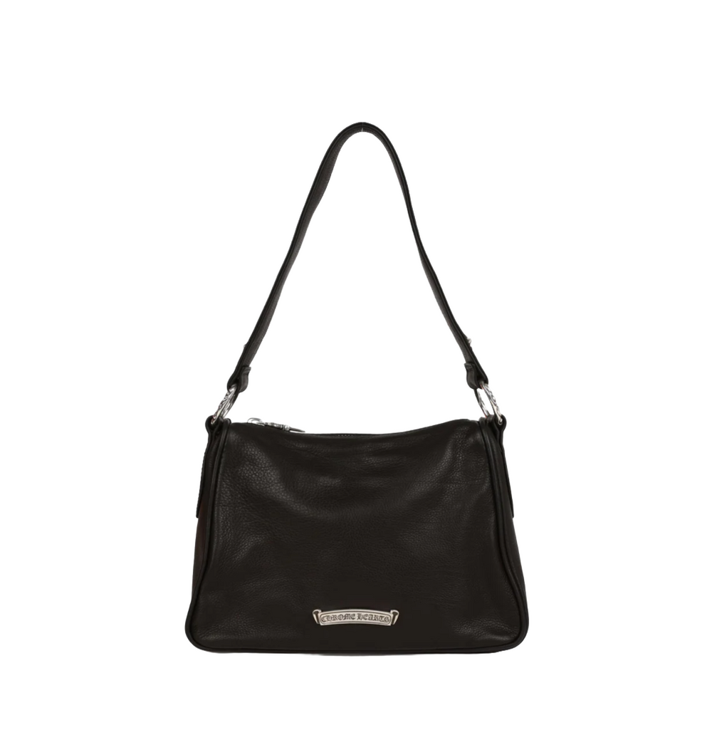 Chrome Hearts 'Chicken Nugget' Small Black Leather Bag