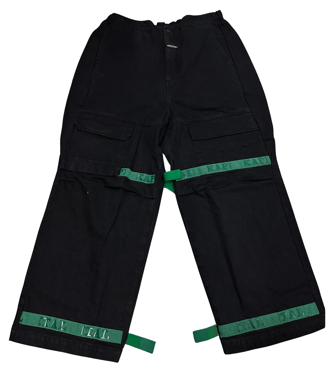 Kapital Graphic Black Workwear Pants