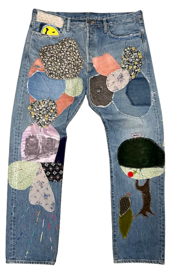 Kapital Okabilly Patchwork Jeans