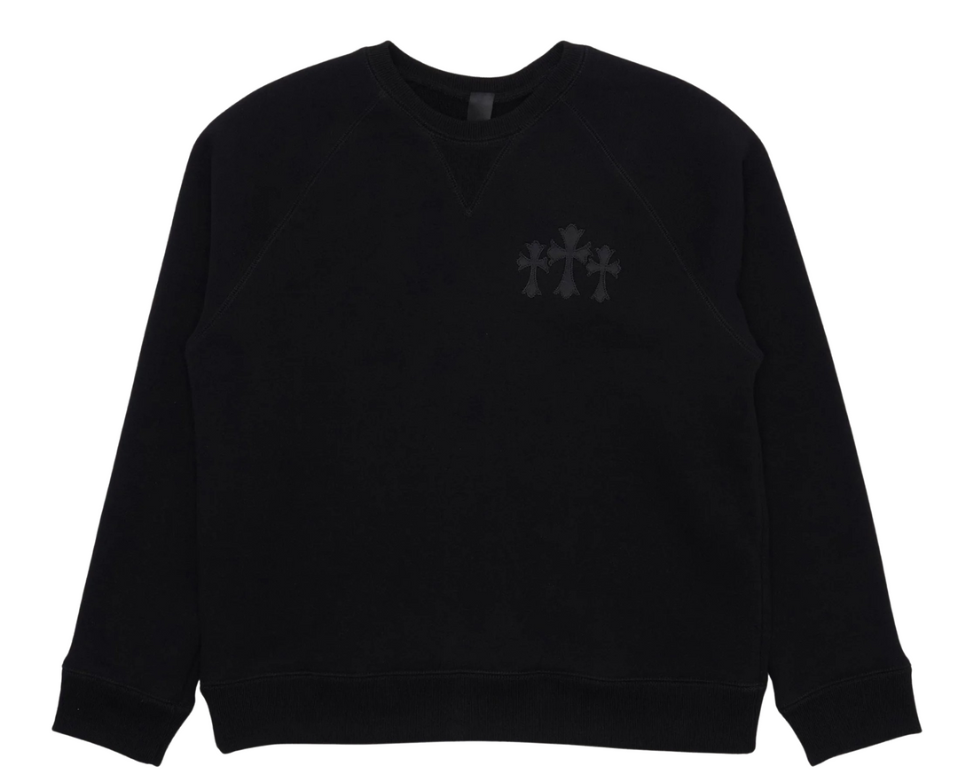 Chrome Hearts 'Black' Seven-11 CH Crewneck