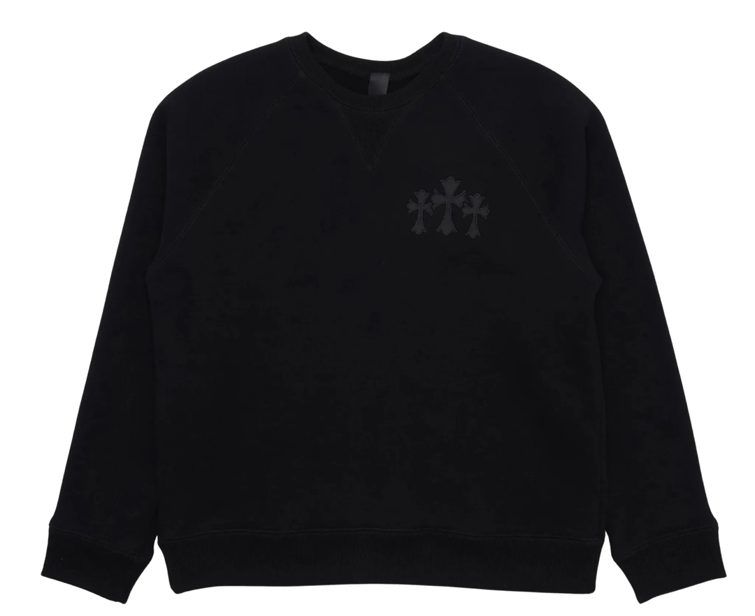 Chrome Hearts 'Black' Seven-11 CH Crewneck