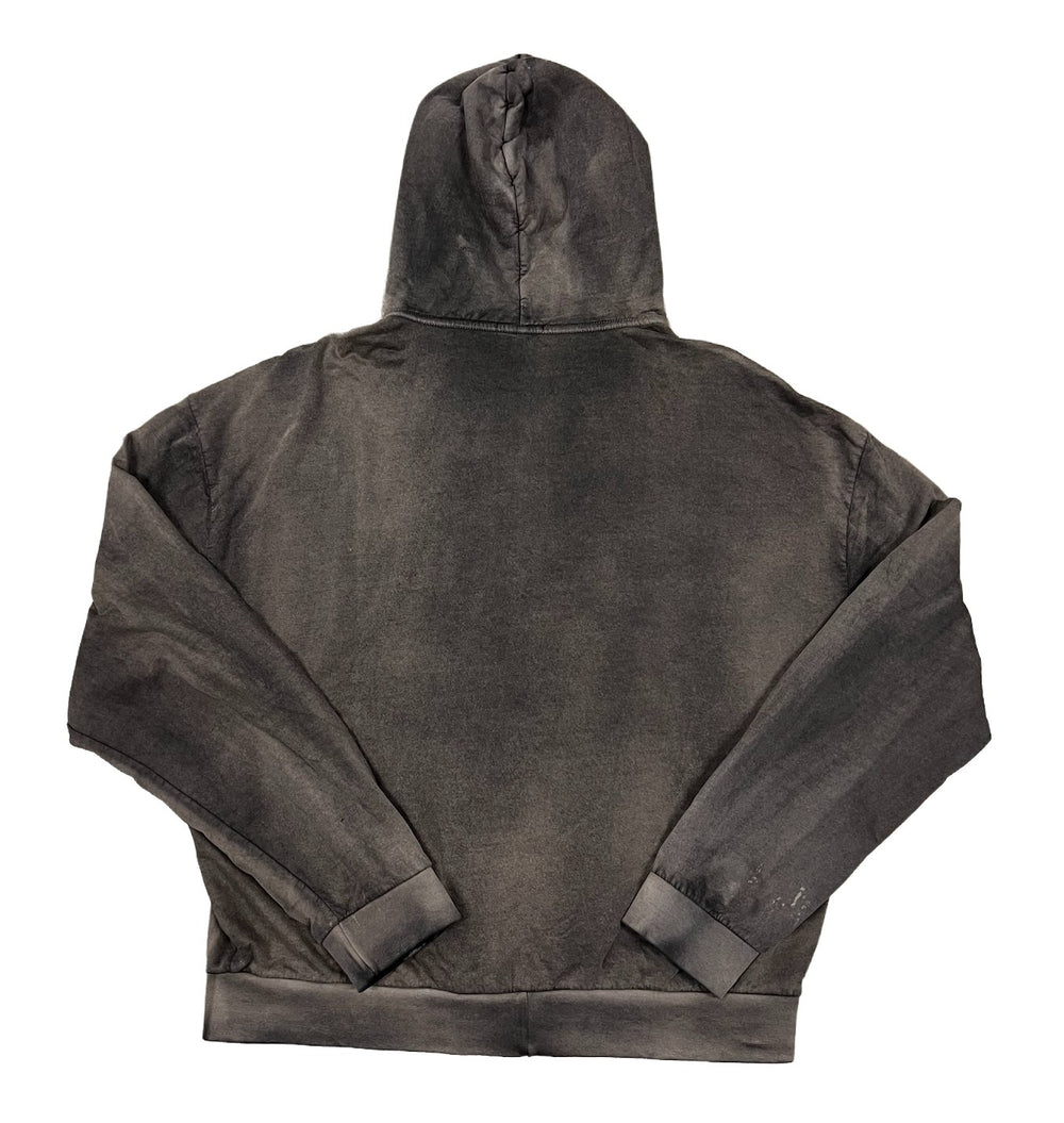 Bossi 'Black Dragon' Washed Brown Zip-Up