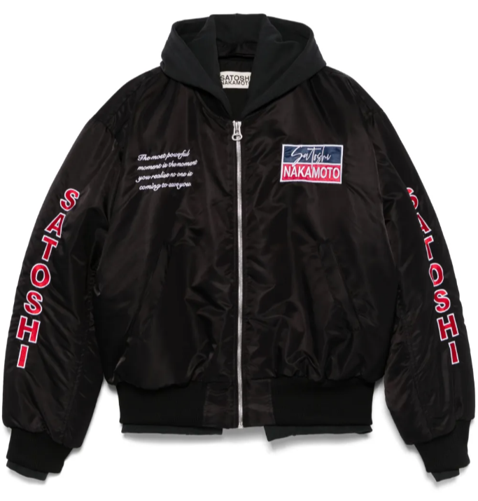 Satoshi Nakamoto 'Off Road' Bomber Jacket