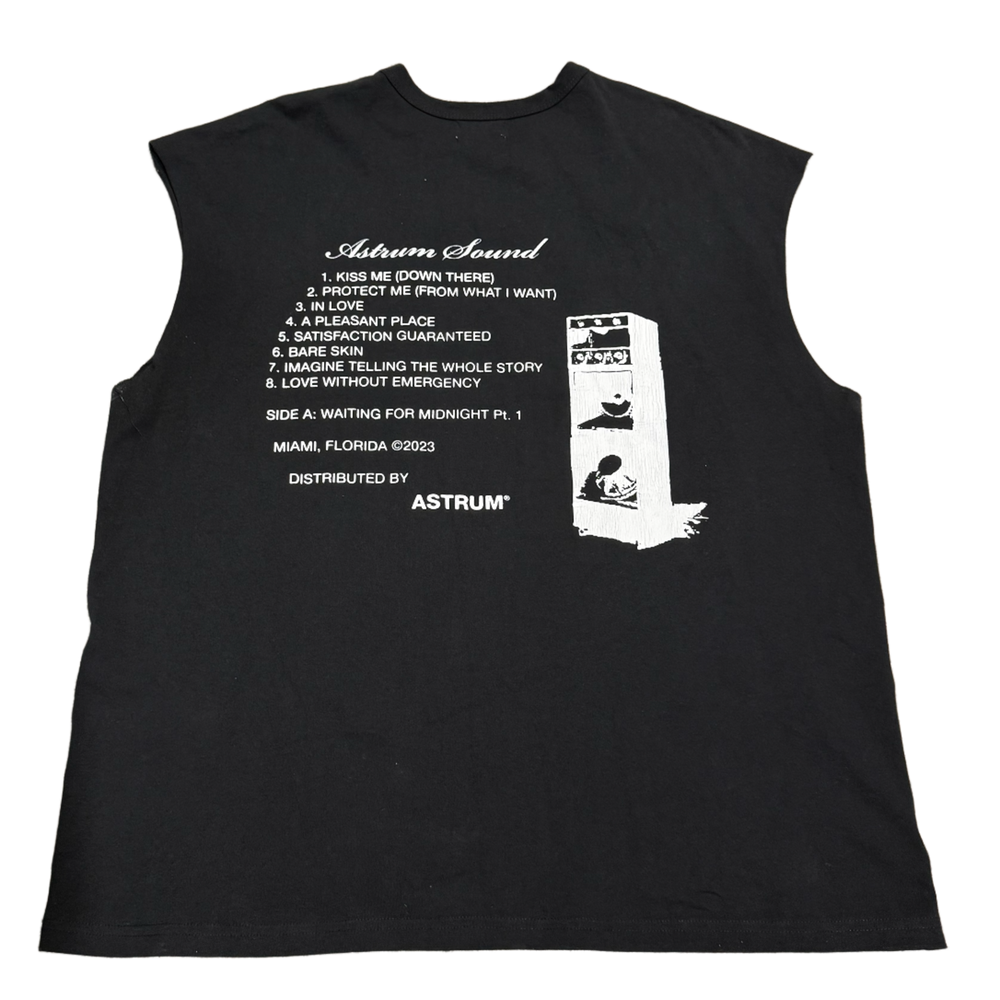 Astrum 'See Me' Black Cutoff Tee