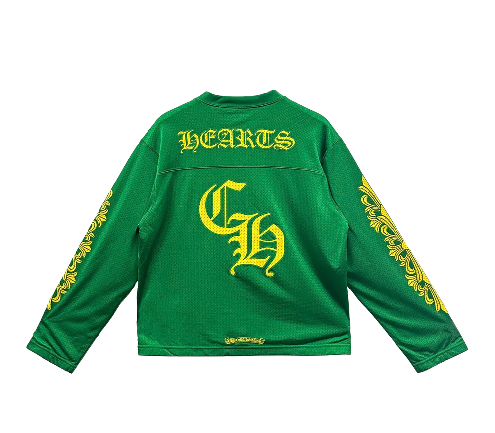 Chrome Hearts Sports Mesh Warm Up Jersey Green