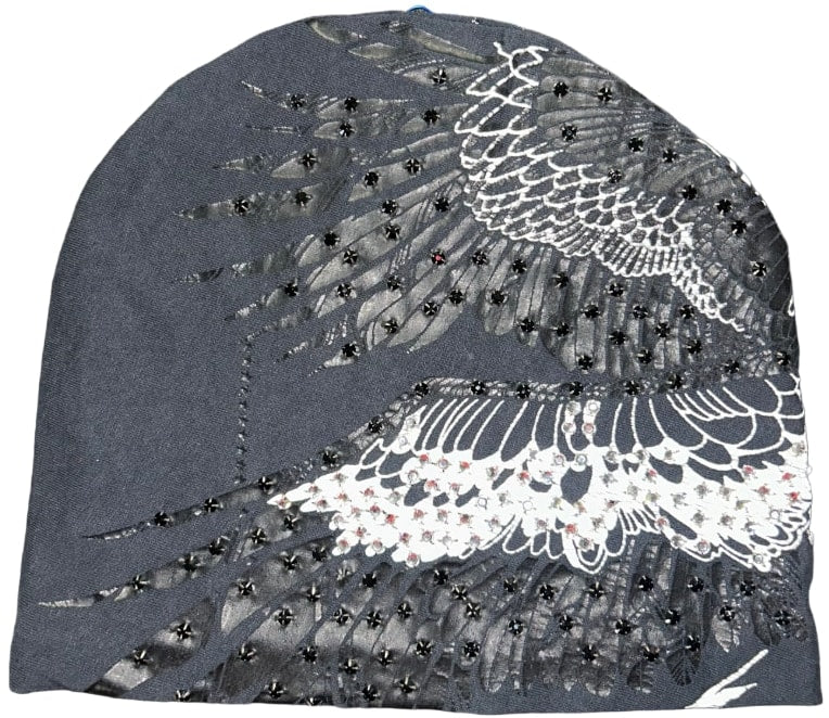 Bossi 'Eagle Tongue' Vintage Rhinestone Beanie