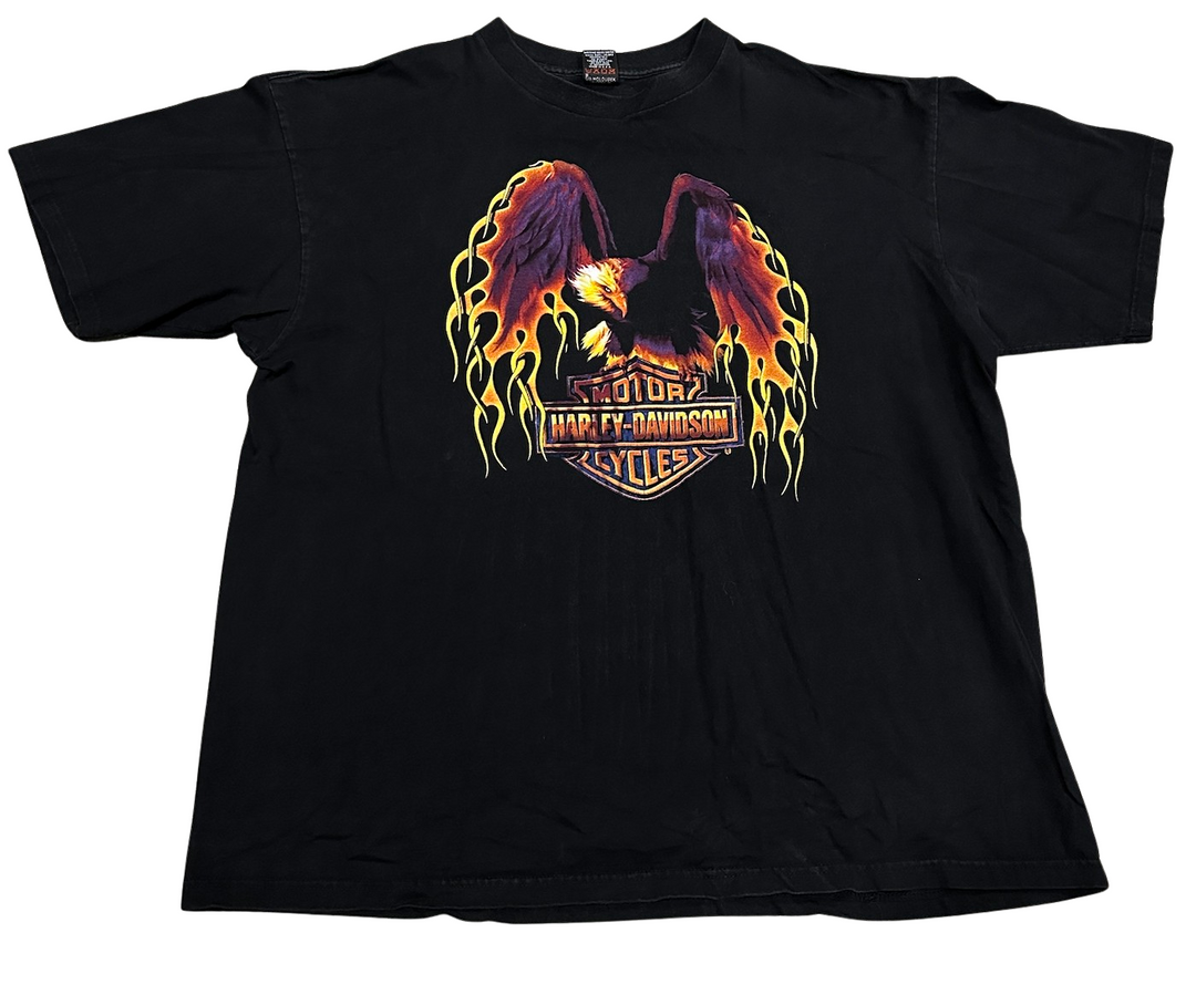 Harley Davidson 'Kona' Black Vintage Tee