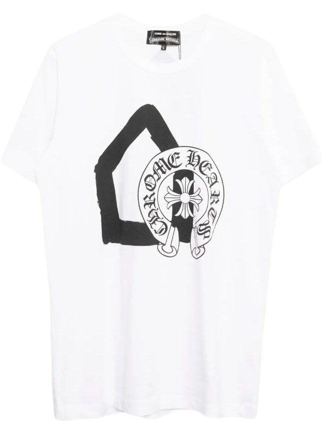Chrome Hearts 'Dover Street' CDG White Tee