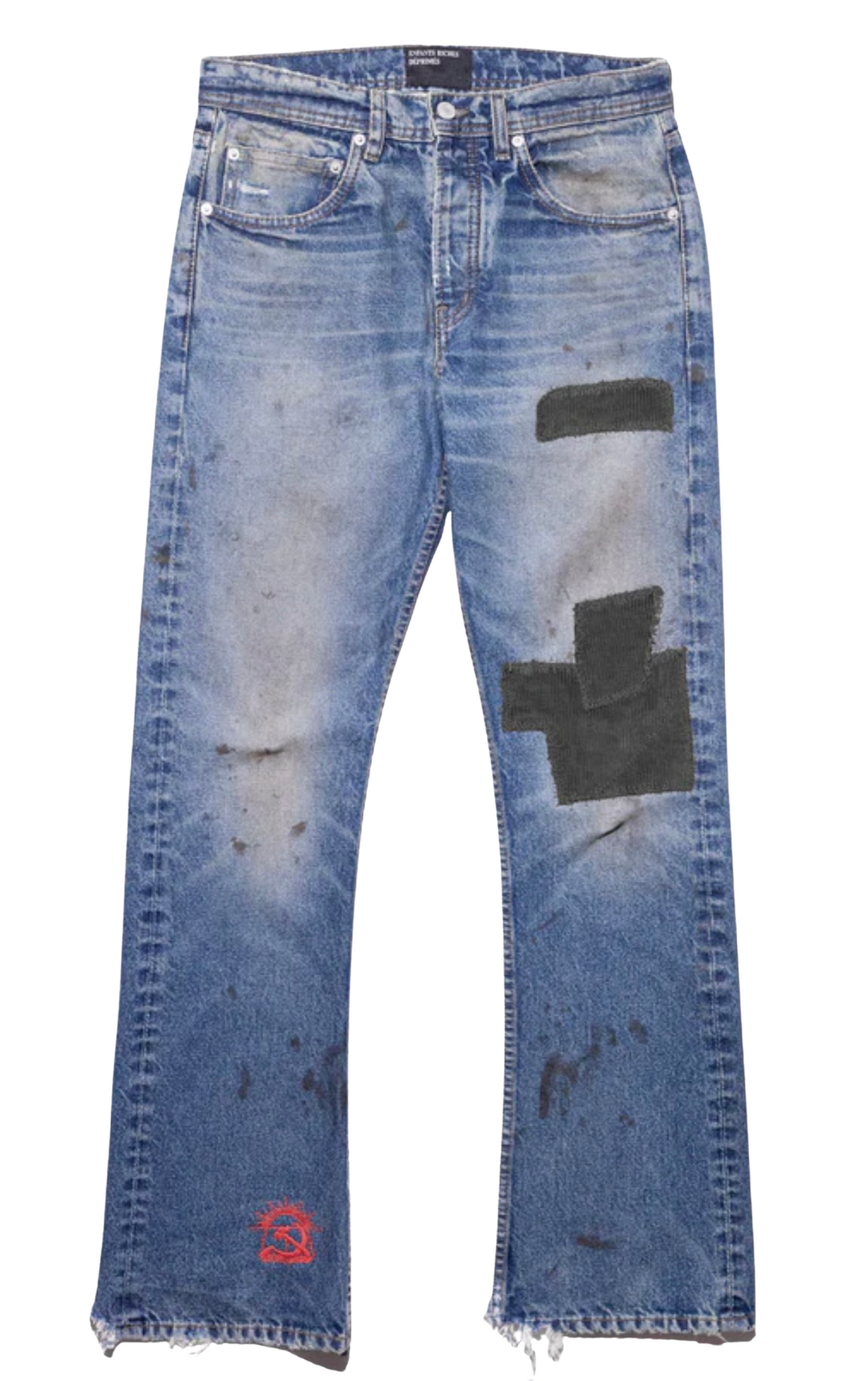 Enfants Riches Déprimés 'Patchwork' Flare Jeans