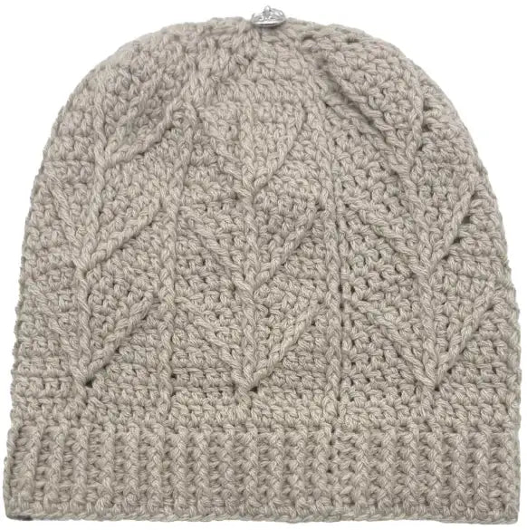 Chrome Hearts 'Cross Patch' Cashmere Beanie
