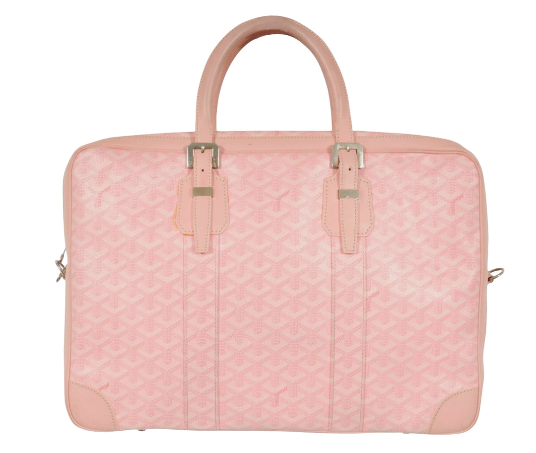 Goyard 'Pink' Ambassade MM Briefcase