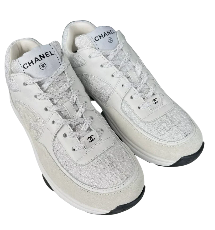 Chanel 'Painted Iridescent' Calfskin Sneaker