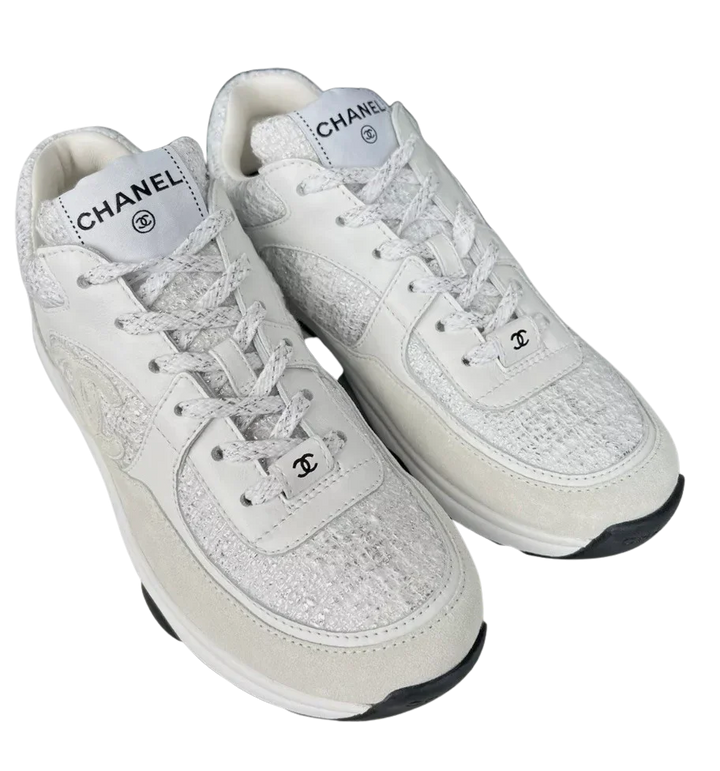 Chanel 'Painted Iridescent' Calfskin Sneaker