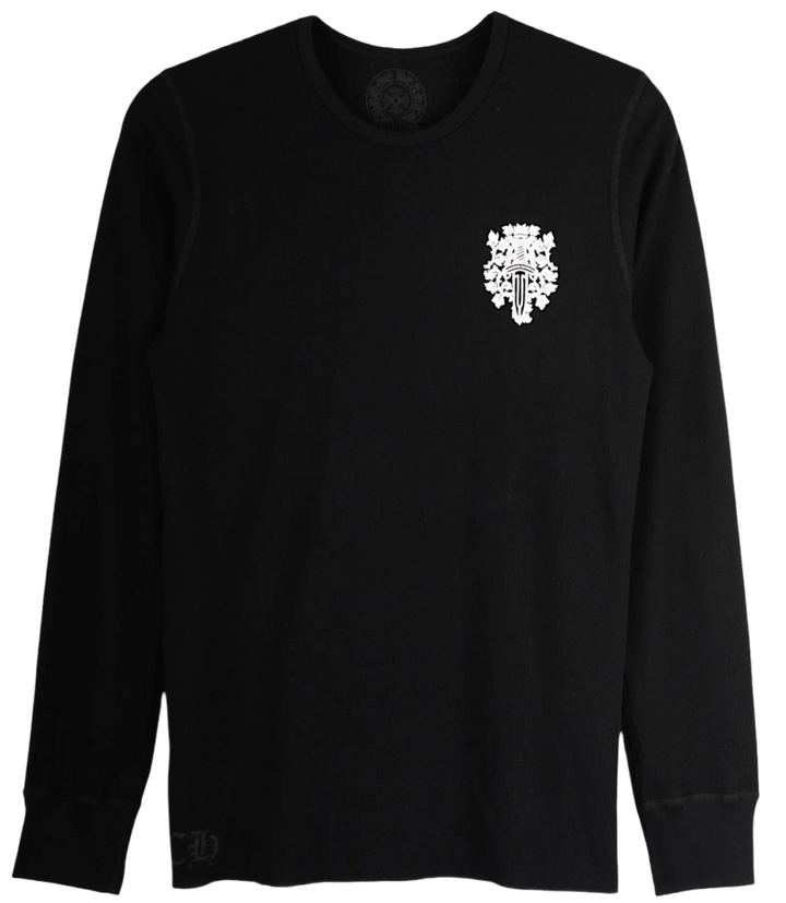Chrome Hearts 'Dagger' Thermal Black Longsleeve