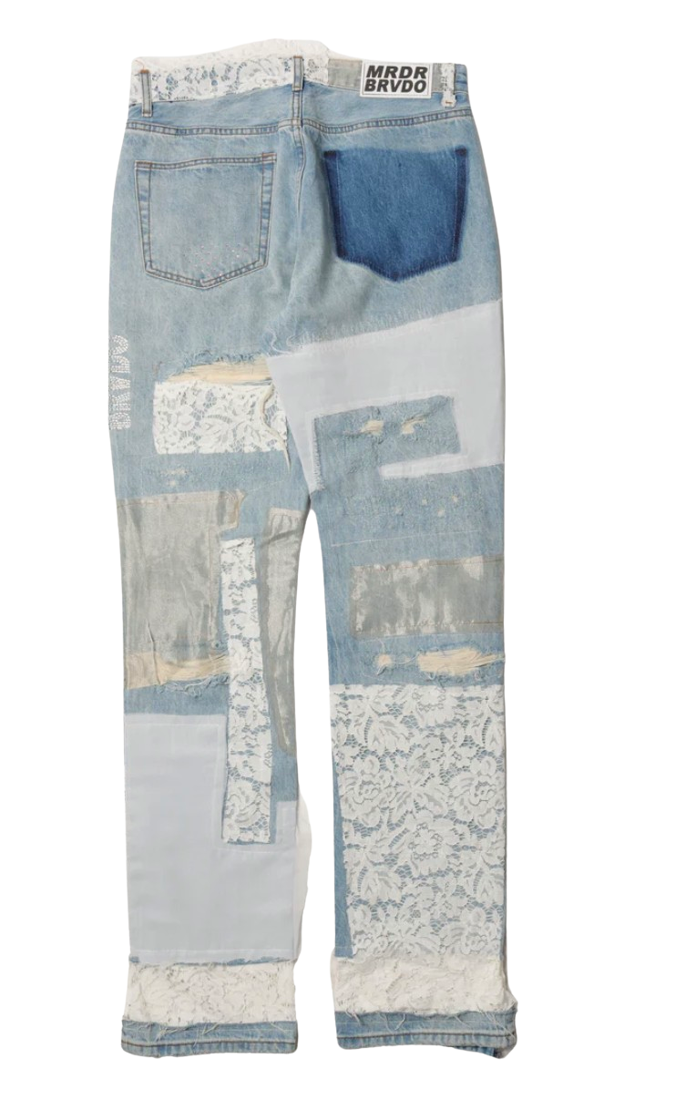 Who Decides War 'Blue Lace Altar' Jeans