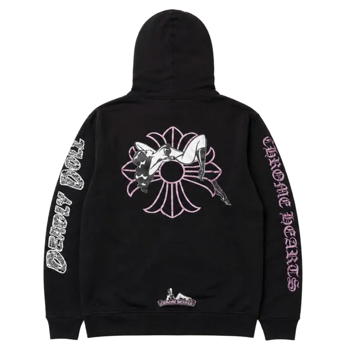 Chrome Hearts Deadly Doll 'Purple Glitter' Hoodie