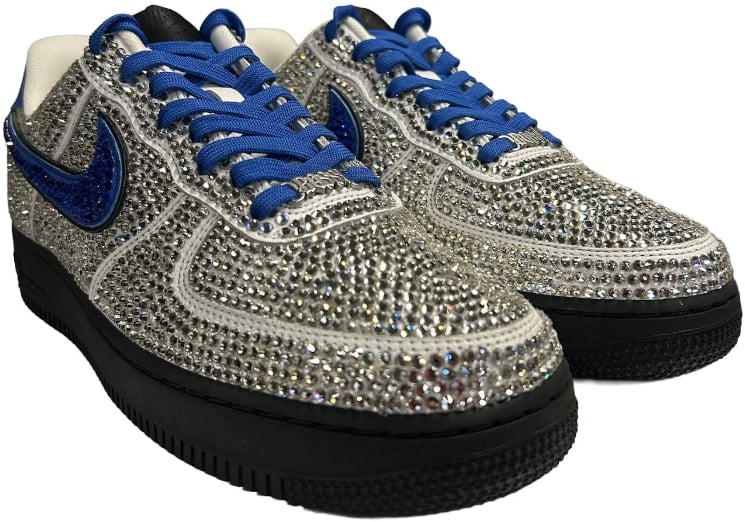 Bossi 'Grey/Royal Blue' Rhinestone Sneaker