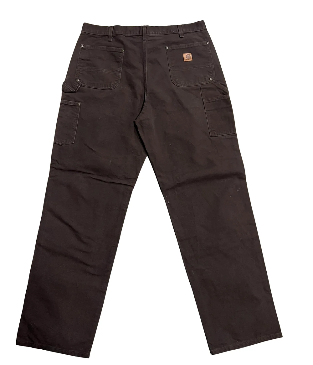 Carhartt 'Dark Brown' Double Knee Carpenter Pants