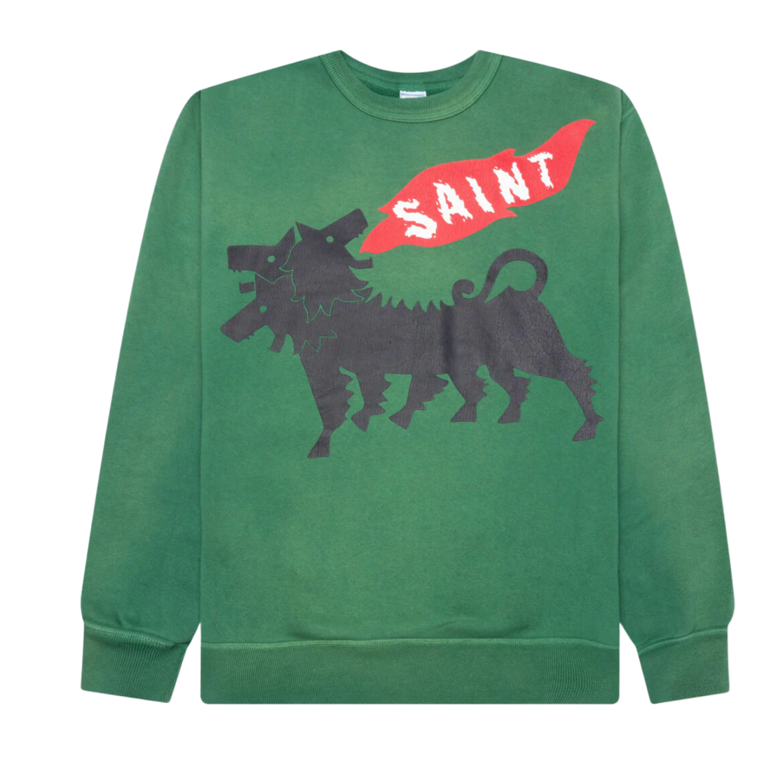 Saint Michael 'Green' Cerberus Crewneck
